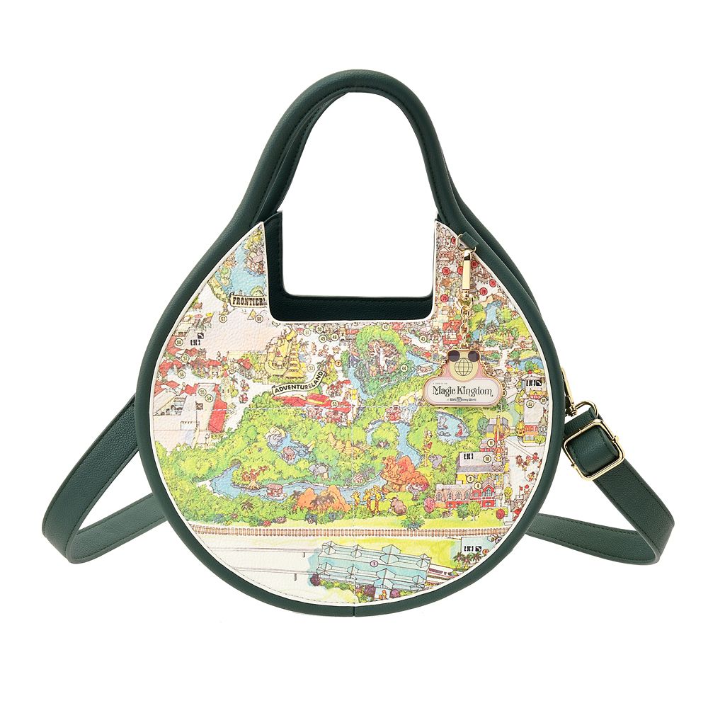 公式 ショップディズニー ディズニーキャラクター ショルダーバッグ 2way チャーム付き Map Walt Disney World 50th