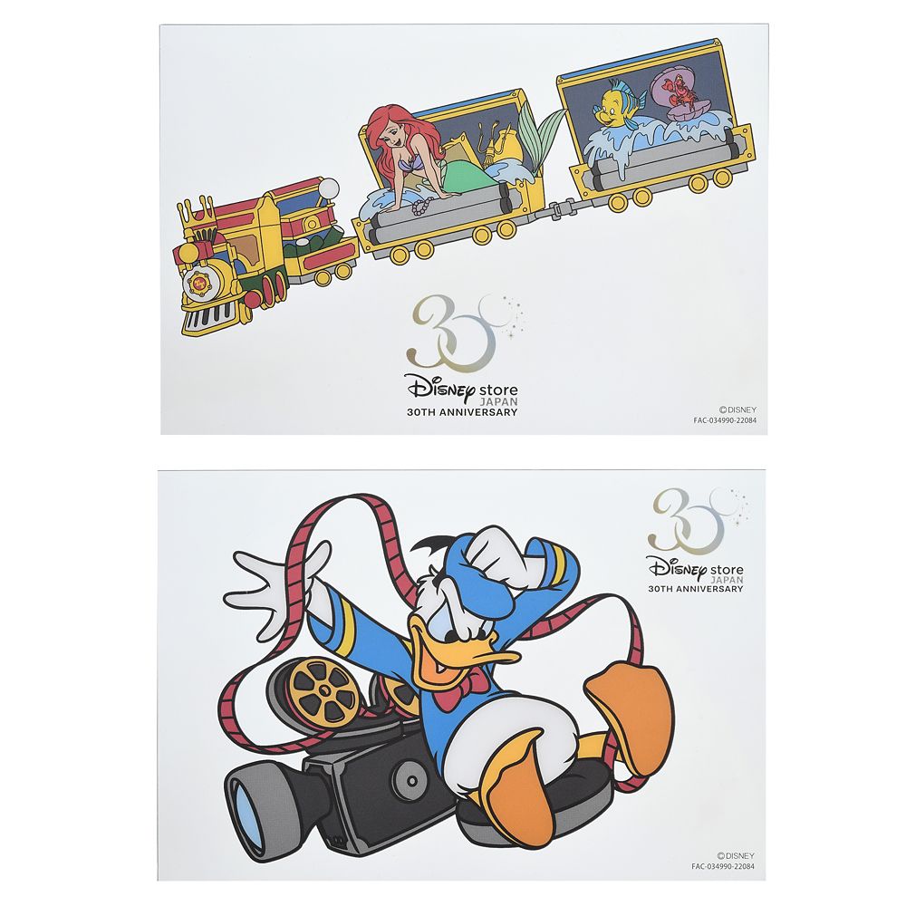 公式 ショップディズニー ディズニーキャラクター ポストカード セット フレーム付き Disney Store Japan 30th