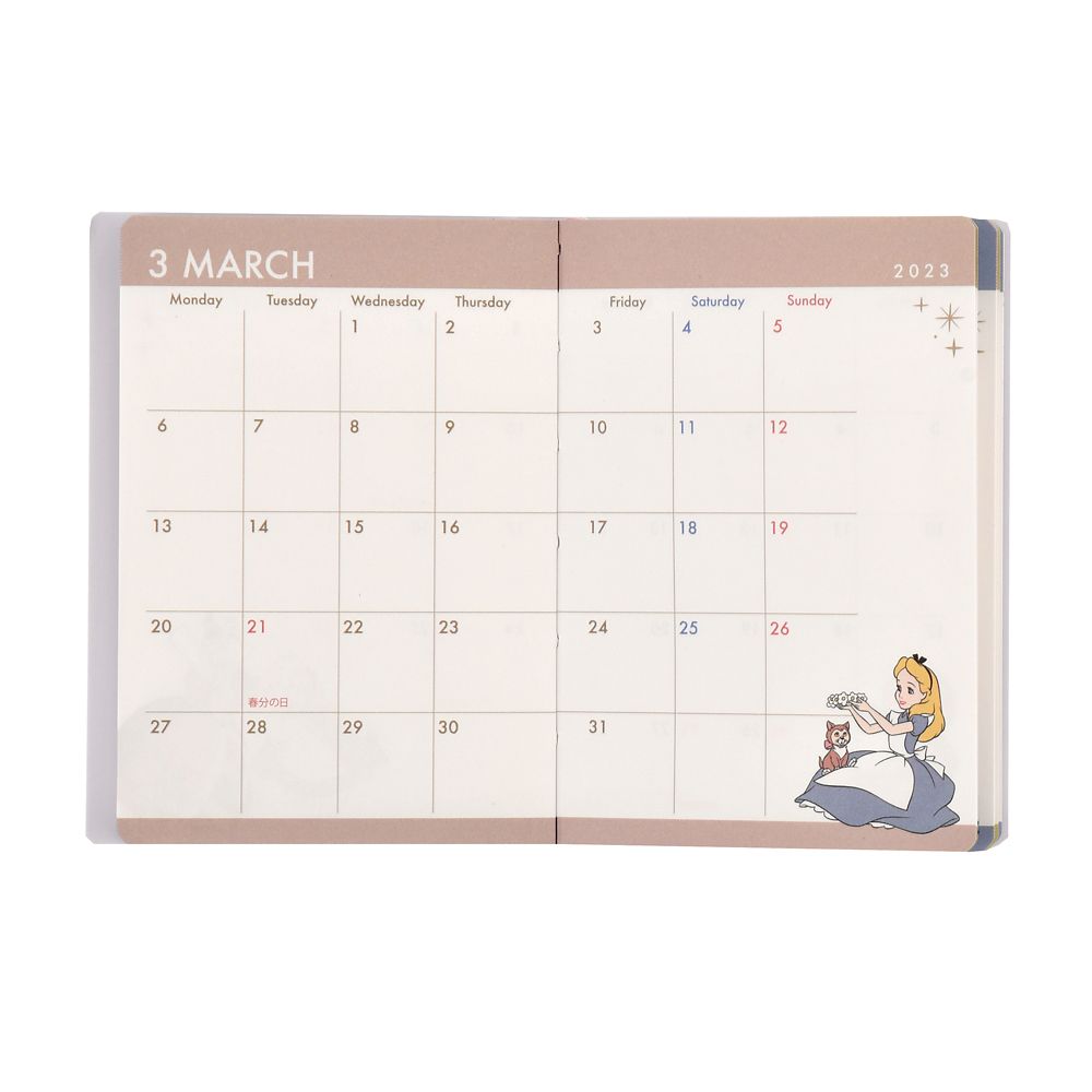 公式 ショップディズニー 手帳 スケジュール帳 カレンダー