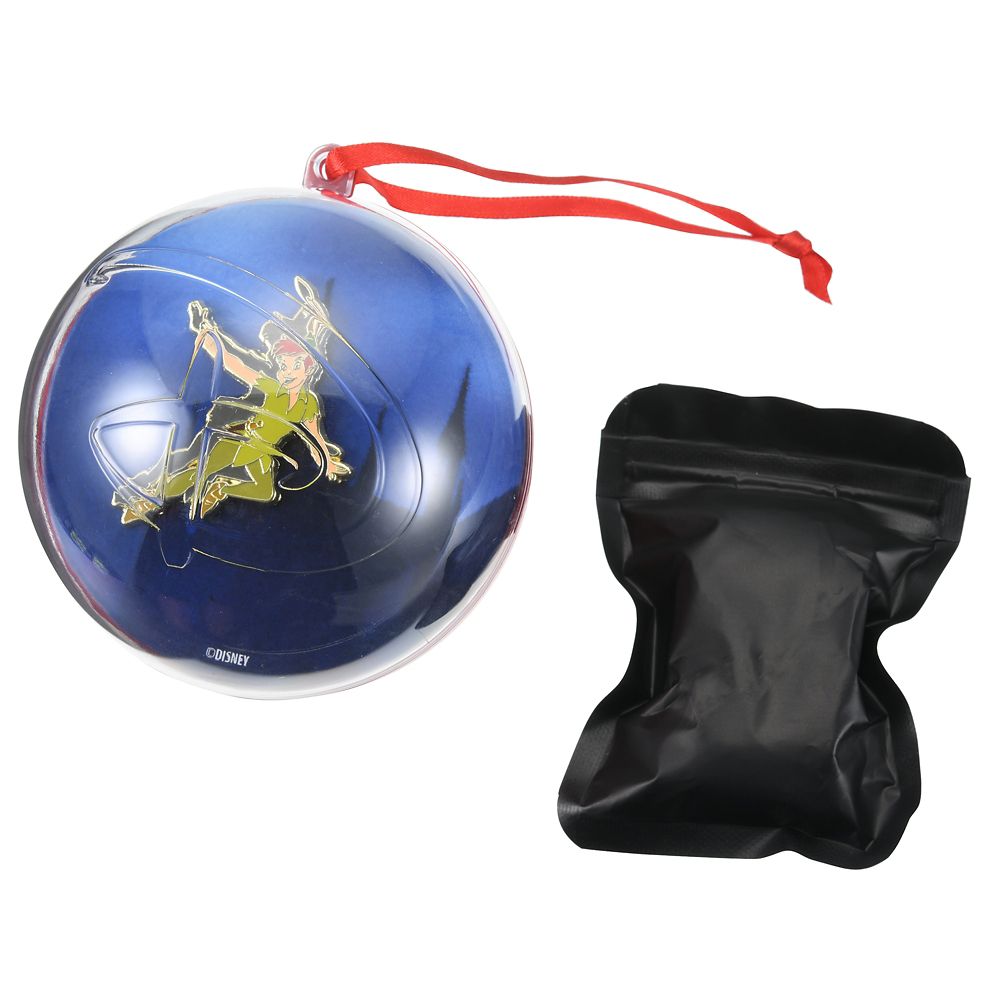 公式 ショップディズニー ピーター パン ピンバッジ シークレットプラスワン ボールオーナメント入り Disney Christmas 22