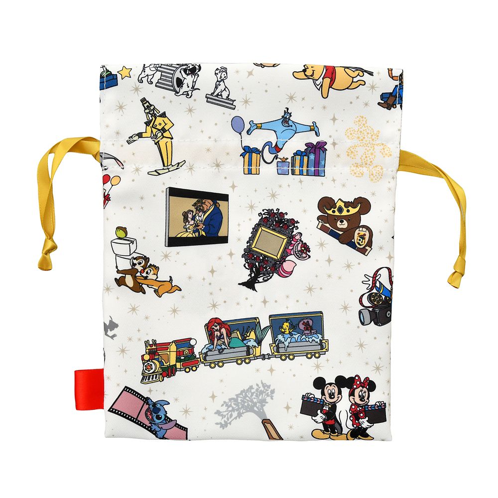 公式 ショップディズニー ディズニーキャラクター 巾着 Disney Store Japan 30th