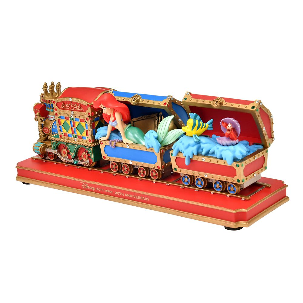 公式 ショップディズニー アリエル フランダー セバスチャン アクセサリーケース Disney Store Japan 30th