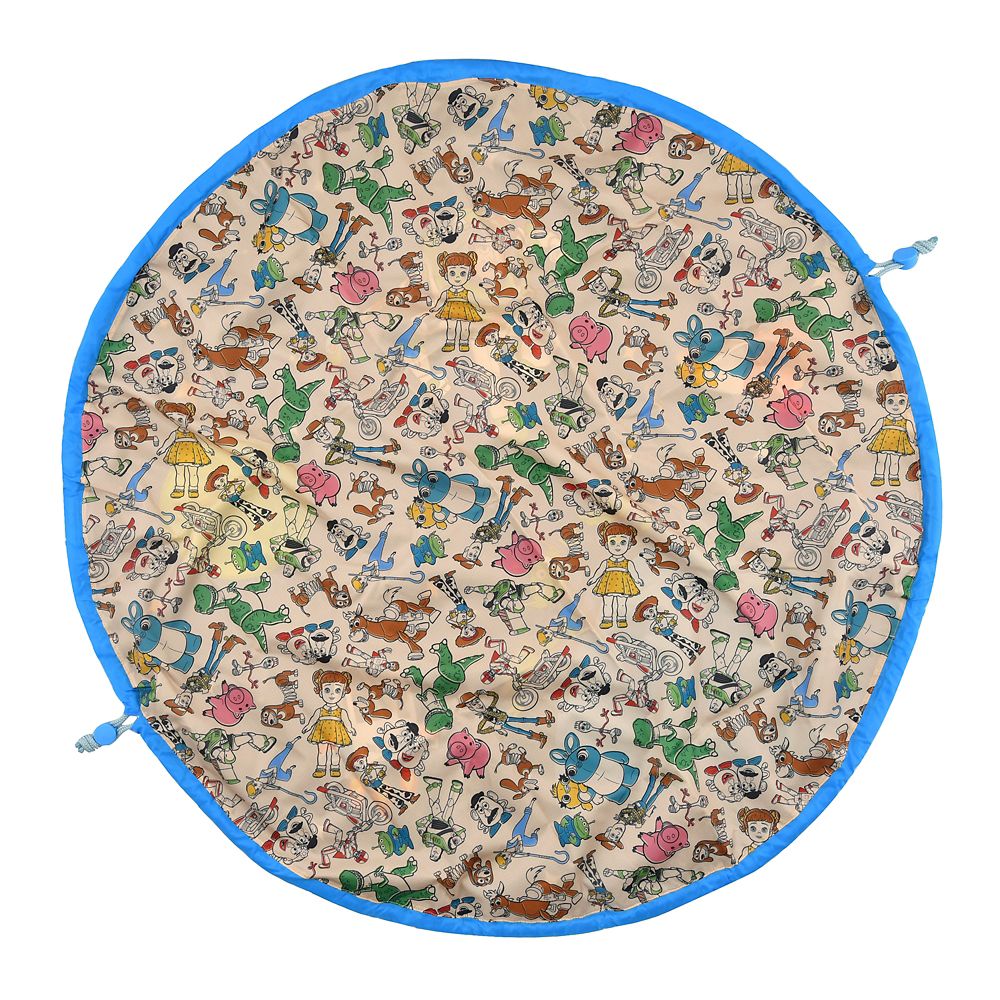 公式 ショップディズニー トイ ストーリー4 プレイマット 巾着 リバーシブル Tidy Up