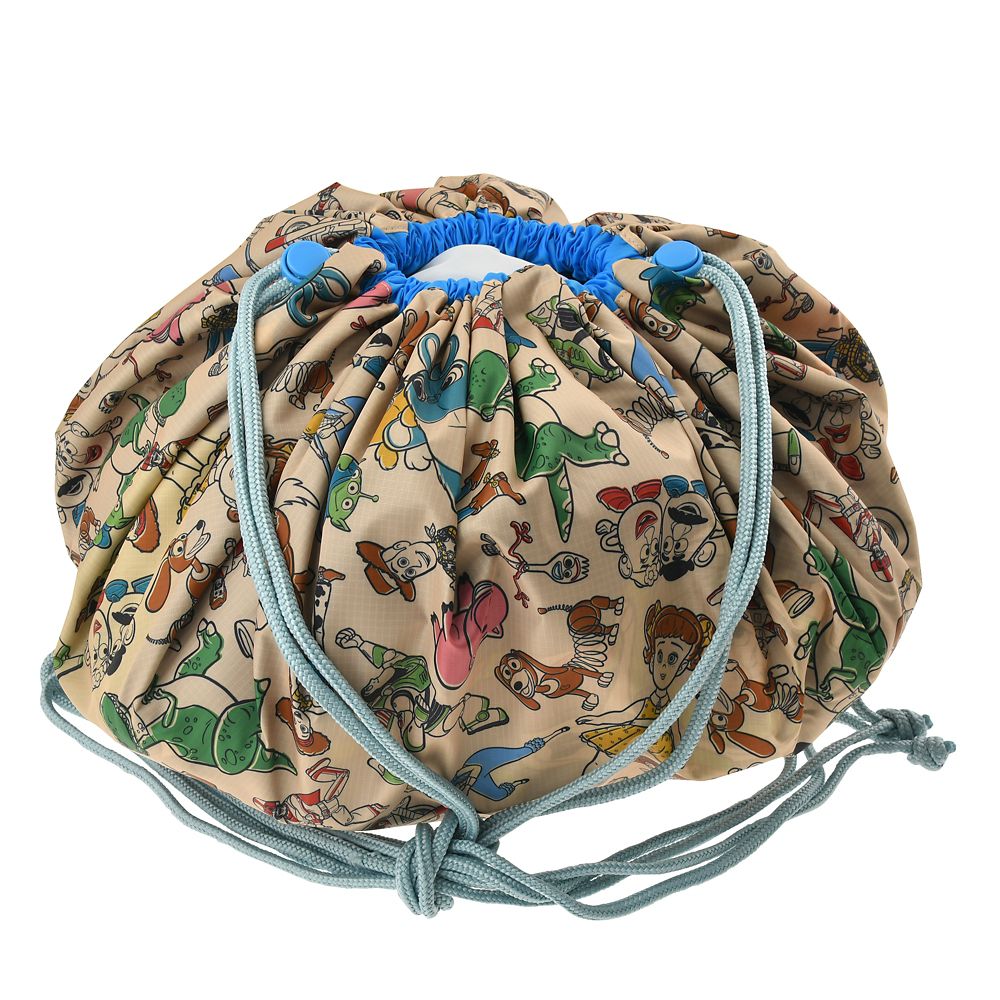 公式 ショップディズニー トイ ストーリー4 プレイマット 巾着 リバーシブル Tidy Up