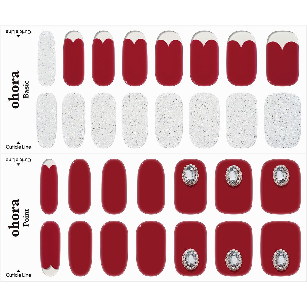 公式 ショップディズニー Ohora 白雪姫 ネイルシール セミキュアジェルネイル