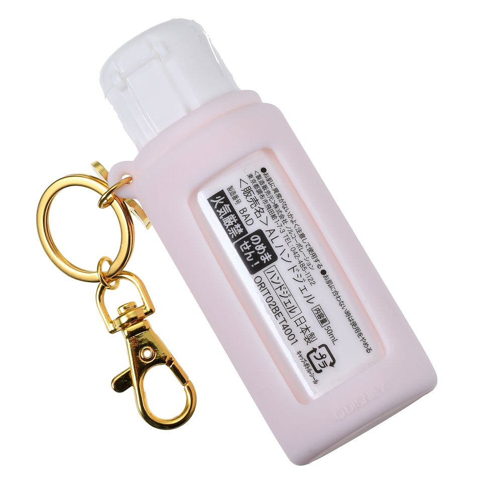 公式 ショップディズニー ミニー ハンドジェル キーホルダータイプ Bow 除菌