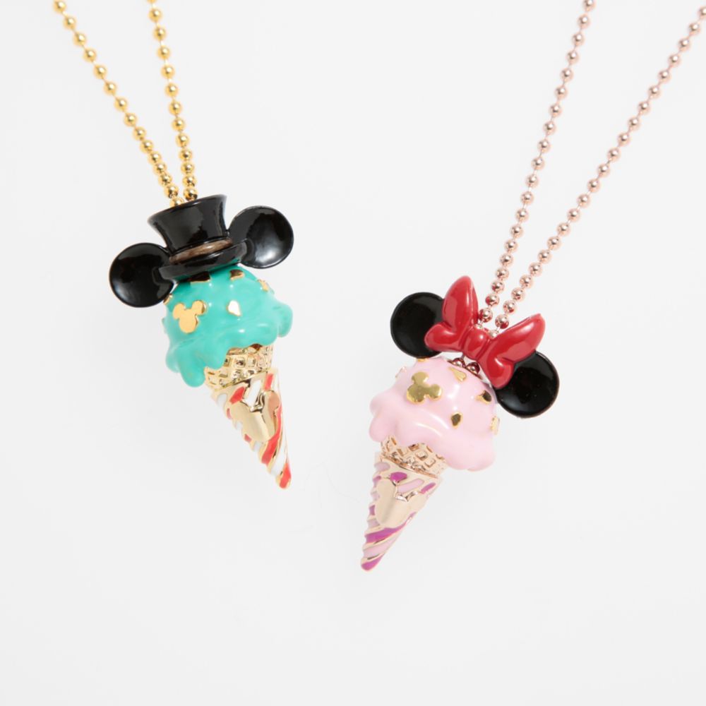 【キューポット】ミニーマウス/ネックレス　アイスクリーム