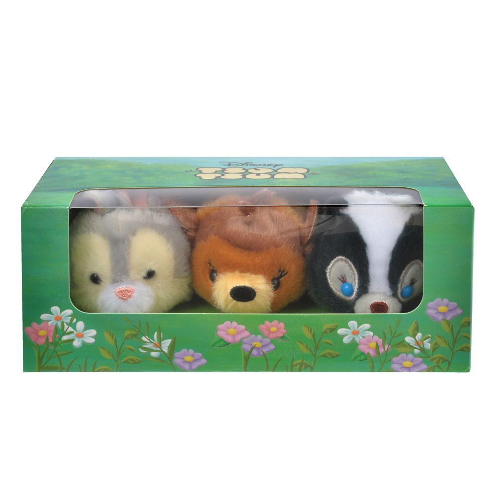 公式 ショップディズニー ツムツム ぬいぐるみ バンビ とんすけ フラワー セット Bambi 80years