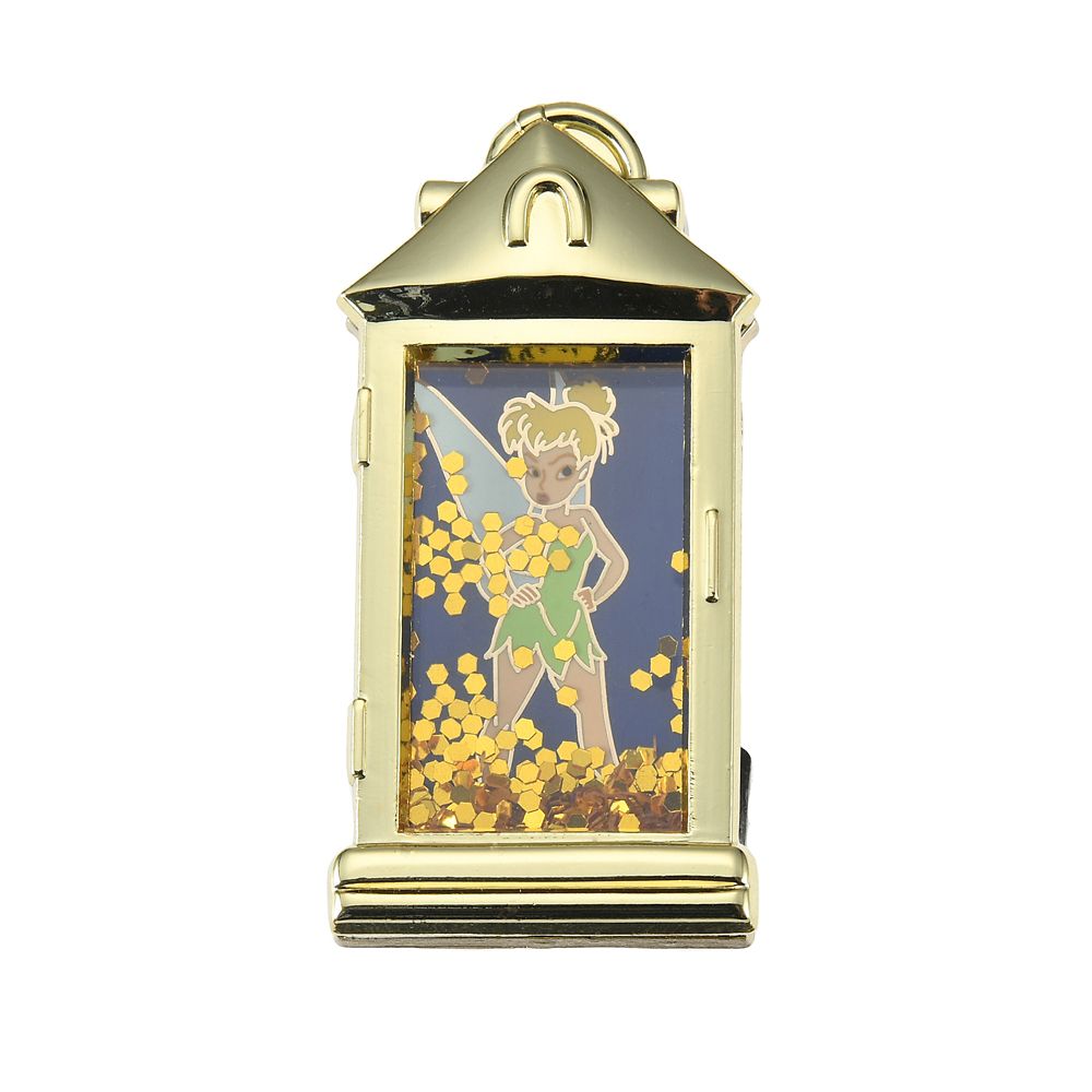 公式 ショップディズニー ティンカー ベル ピンバッジ ホログラム ランタン