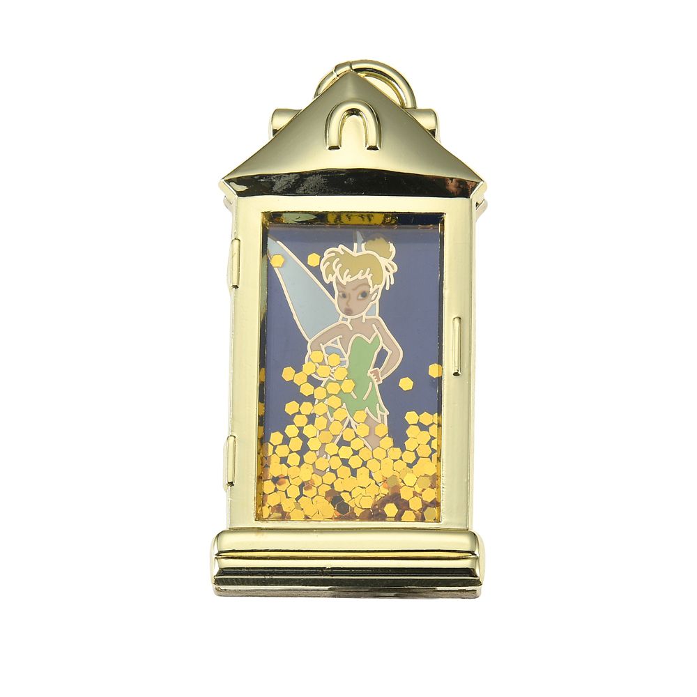 公式 ショップディズニー ティンカー ベル ピンバッジ ホログラム ランタン