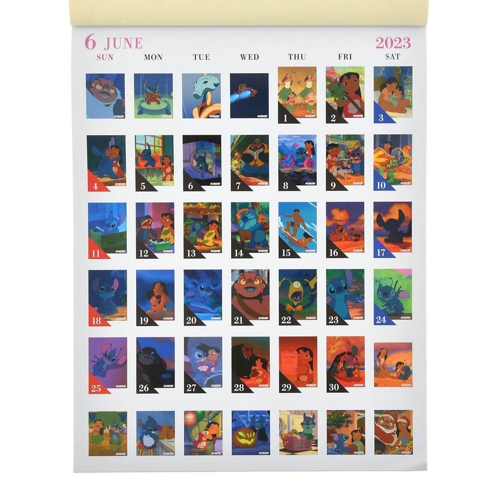 公式 ショップディズニー ディズニーキャラクター 壁掛けカレンダー シール 23 Calendars Organizers