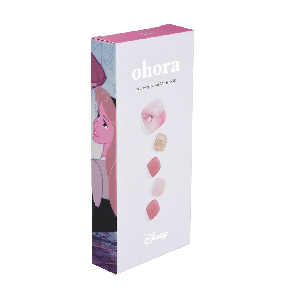 公式 ショップディズニー Ohora オーロラ姫 ネイルシール セミキュアジェルネイル ペディキュア