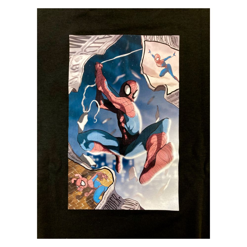 MARVEL  裏毛クルーネック４８ＳＰＩＤＥＲ－ＭＡＮ Ｂ