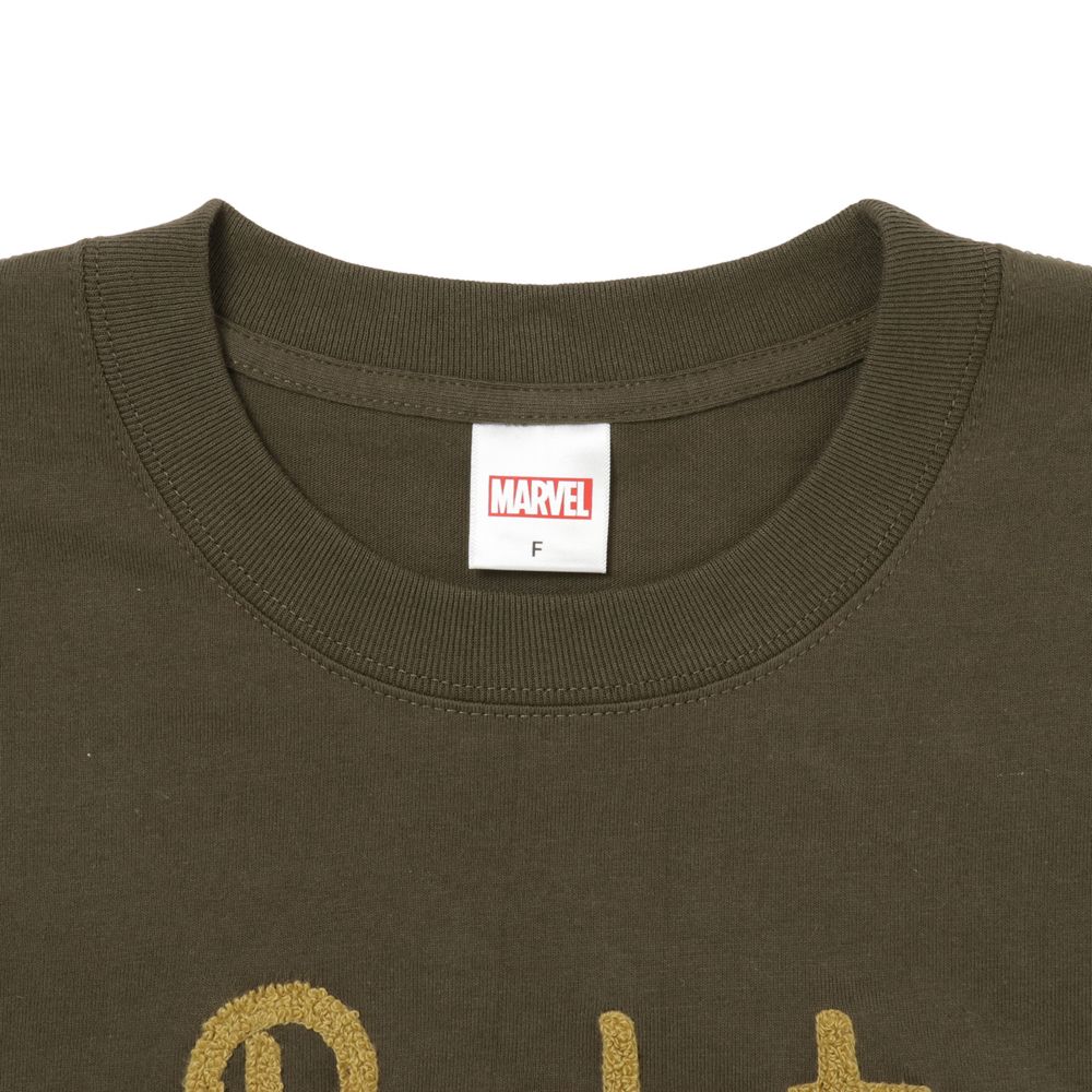 MARVEL  リブ付サガラ刺繍長袖Ｔシャツ ロケット