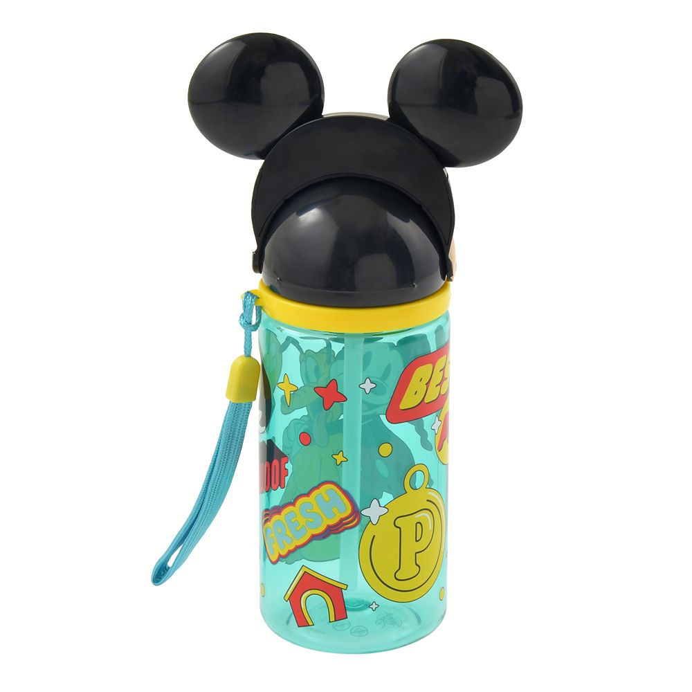 【再入荷】【キッズ用】ミッキー＆プルート 水筒・ウォーターボトル スライド式