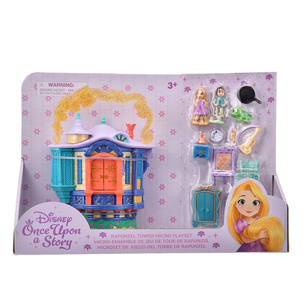 ラプンツェル、フリン・ライダー、パスカル フィギュア プレイセット Disney Once Upon a Story