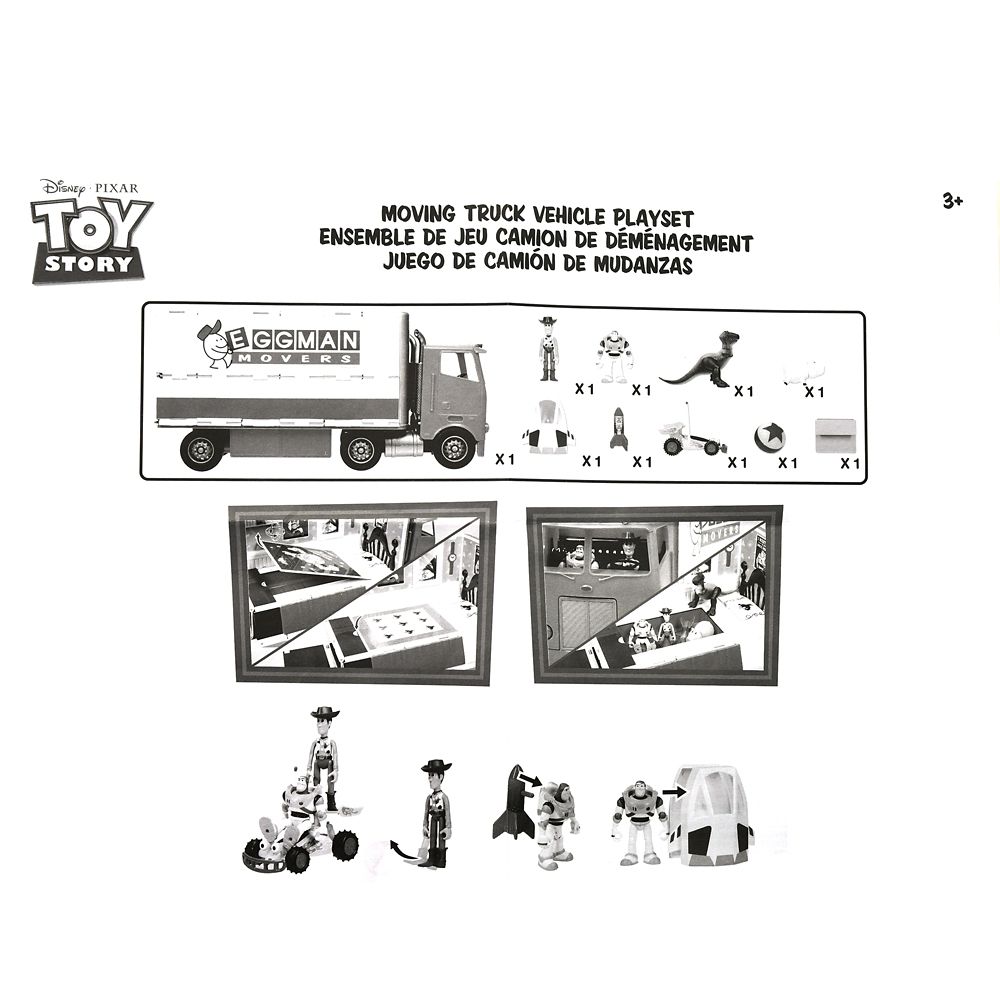 【再入荷】トイ・ストーリー おもちゃ ムービングトラック プレイセット