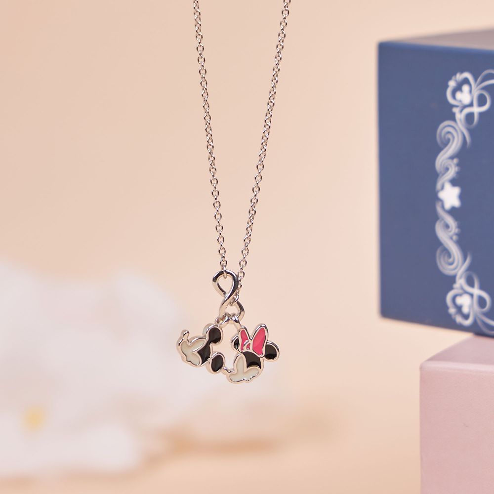 【RAVIPA】ミッキー＆ミニー ネックレス フェイス Mickey ＆ Friends