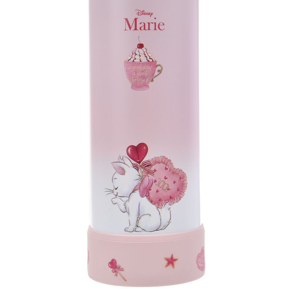 マリー おしゃれキャット ステンレスボトル ストラップ付き グラデーション Drinkware