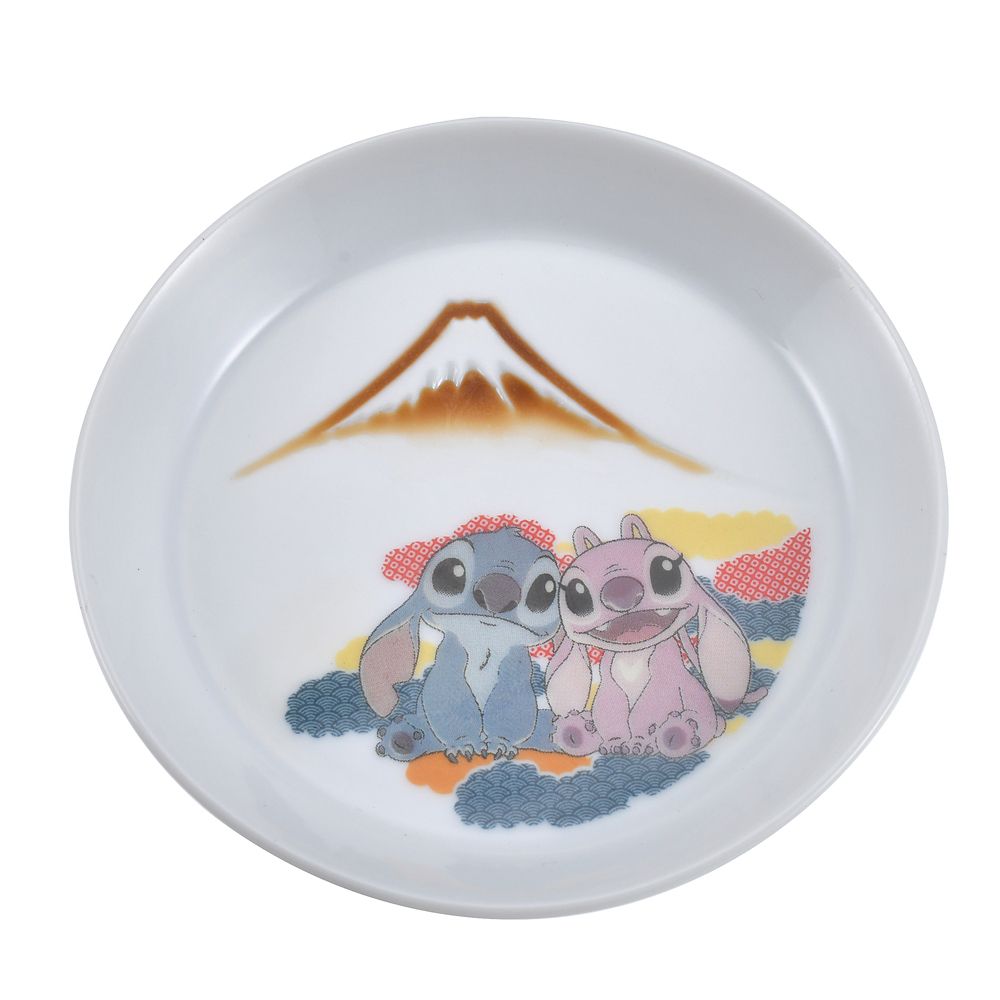 【再入荷】スティッチ＆エンジェル 醤油皿 Japan Original