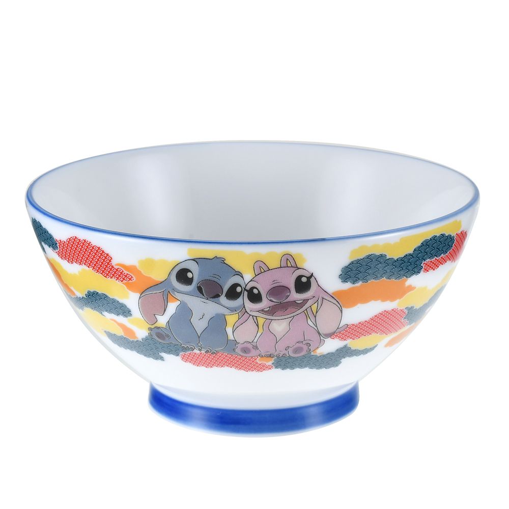 【再入荷】スティッチ、エンジェル、スクランプ 茶碗 Japan Original