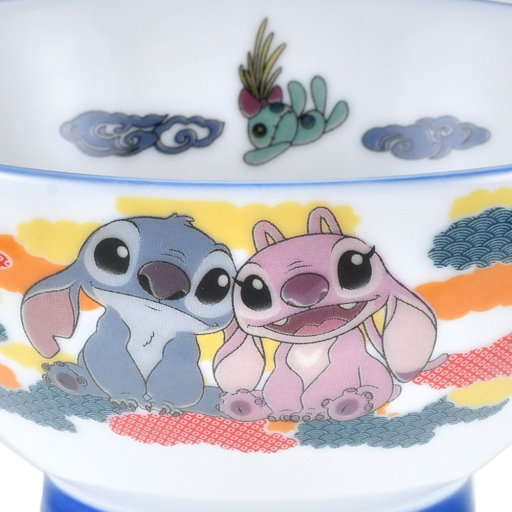 スティッチ、エンジェル、スクランプ 茶碗 Japan Original