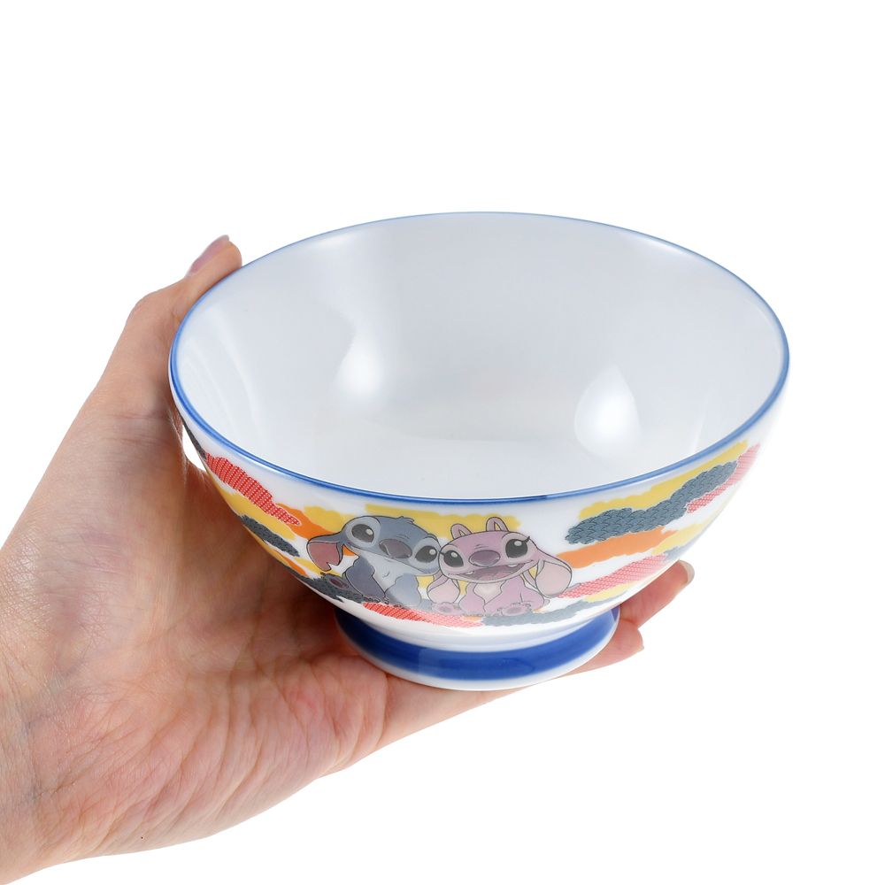 【再入荷】スティッチ、エンジェル、スクランプ 茶碗 Japan Original