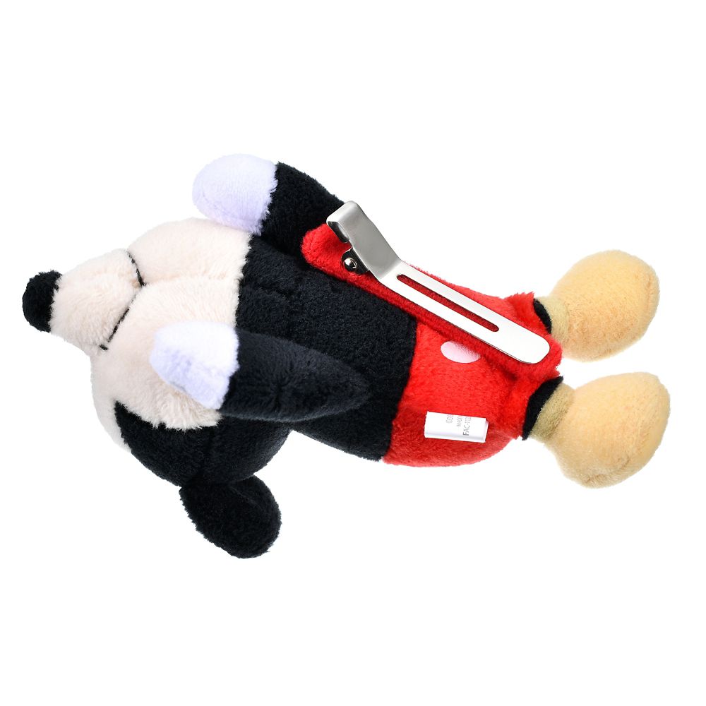 【再入荷】ミッキー ヘアクリップ ぺたん ぬいぐるみ風