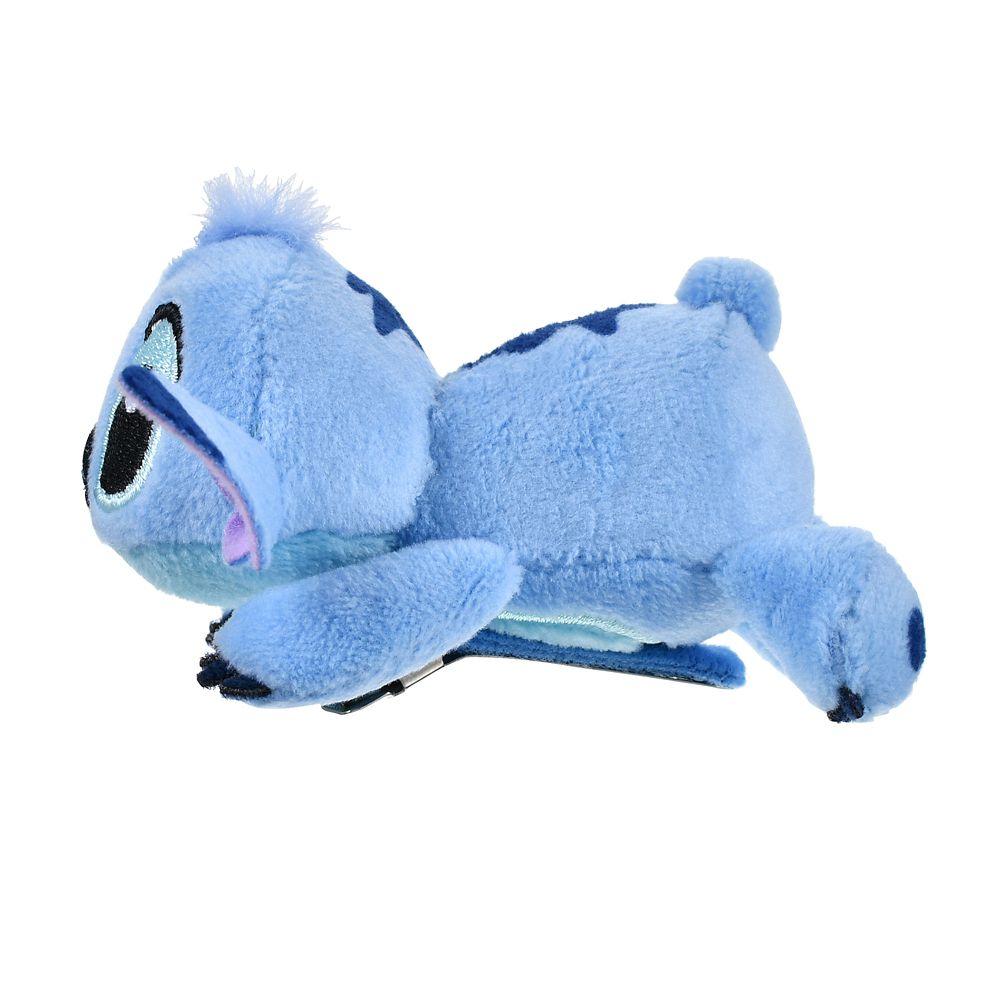 【再入荷】スティッチ ヘアクリップ ぺたん ぬいぐるみ風