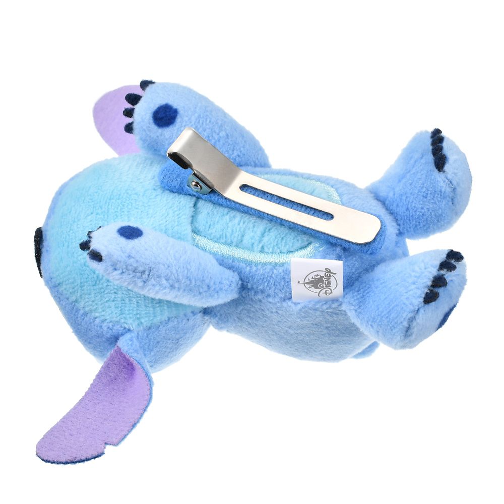 【再入荷】スティッチ ヘアクリップ ぺたん ぬいぐるみ風