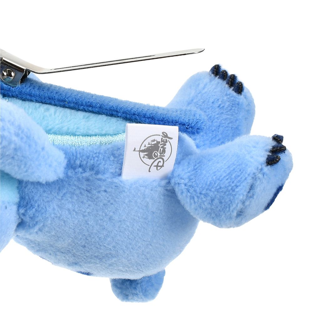 【再入荷】スティッチ ヘアクリップ ぺたん ぬいぐるみ風