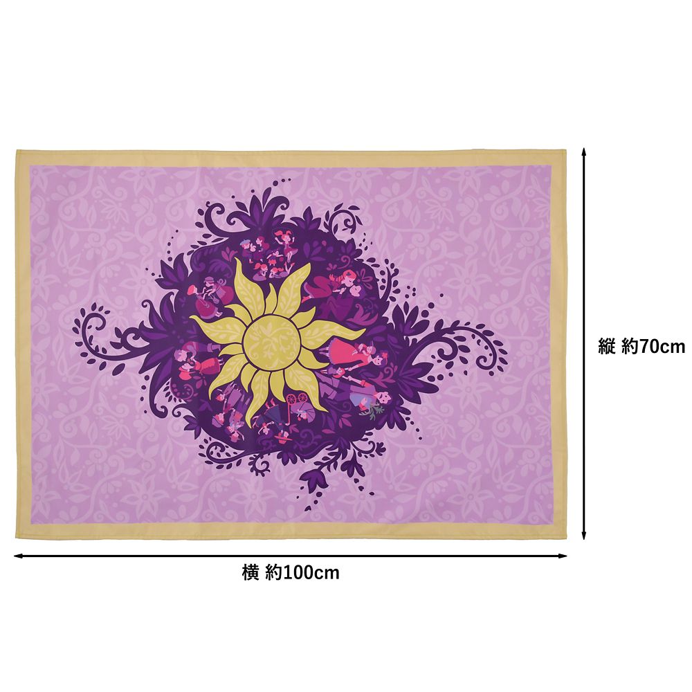 【再入荷】塔の上のラプンツェル レジャーシート (S) ポーチ入り Compact Picnic Sheet