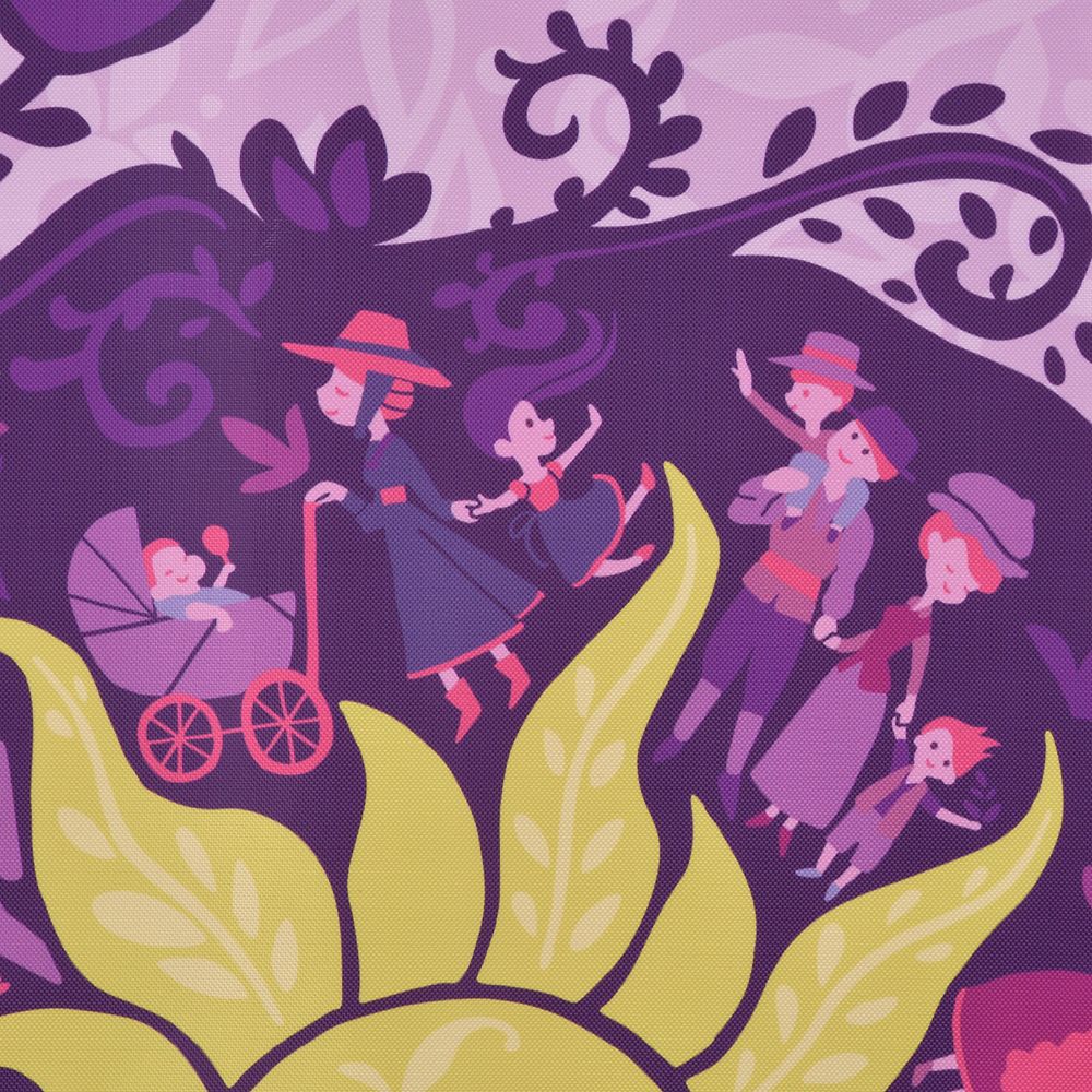 【再入荷】塔の上のラプンツェル レジャーシート (S) ポーチ入り Compact Picnic Sheet