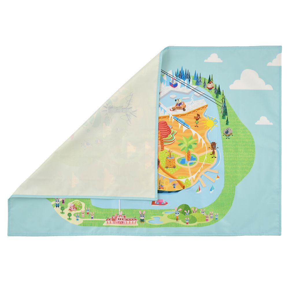 ズートピア レジャーシート (S) ポーチ入り デフォルメ Map Compact Picnic Sheet