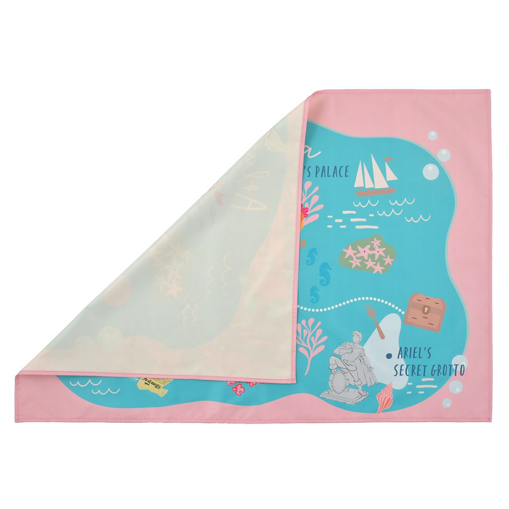 リトル・マーメイド レジャーシート (S) ポーチ入り Map Compact Picnic Sheet