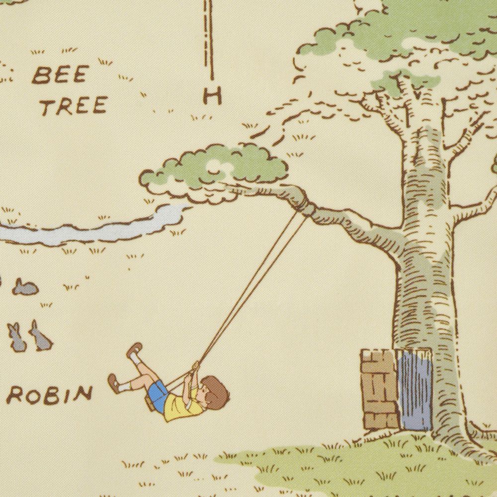 プー＆フレンズ レジャーシート (S) ポーチ入り Map Compact Picnic Sheet