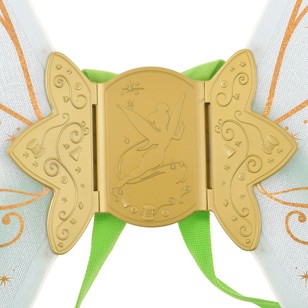 【再入荷】ティンカー・ベル キッズ用コスチューム 羽 ライトアップ ゴールドライン