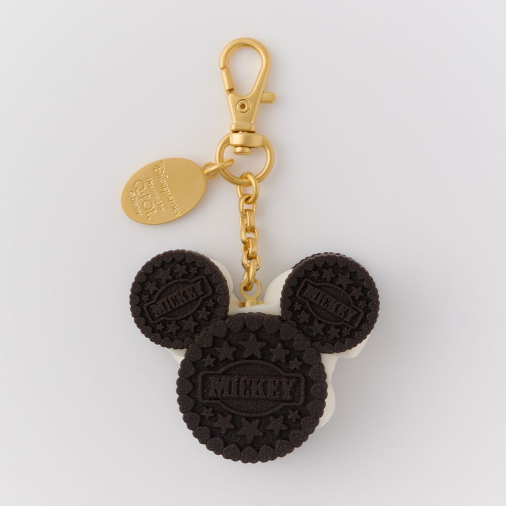 【キューポット】ミッキーマウス/バッグチャーム　クリームサンド ココア クッキー