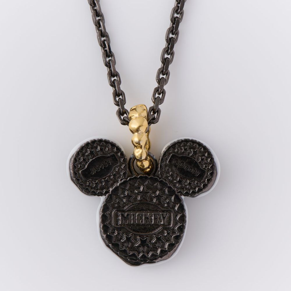 【キューポット】ミッキーマウス/ネックレス　ココア クッキー