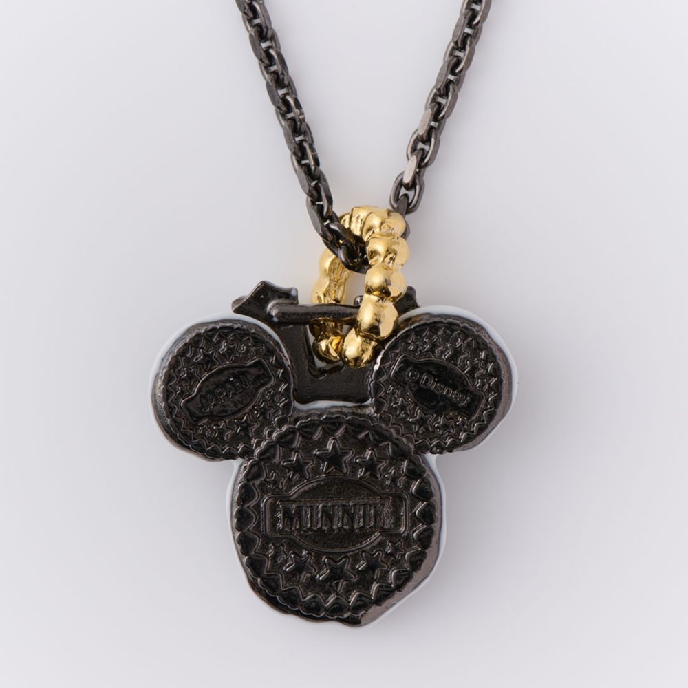 【キューポット】ミニーマウス/ネックレス　ココア クッキー