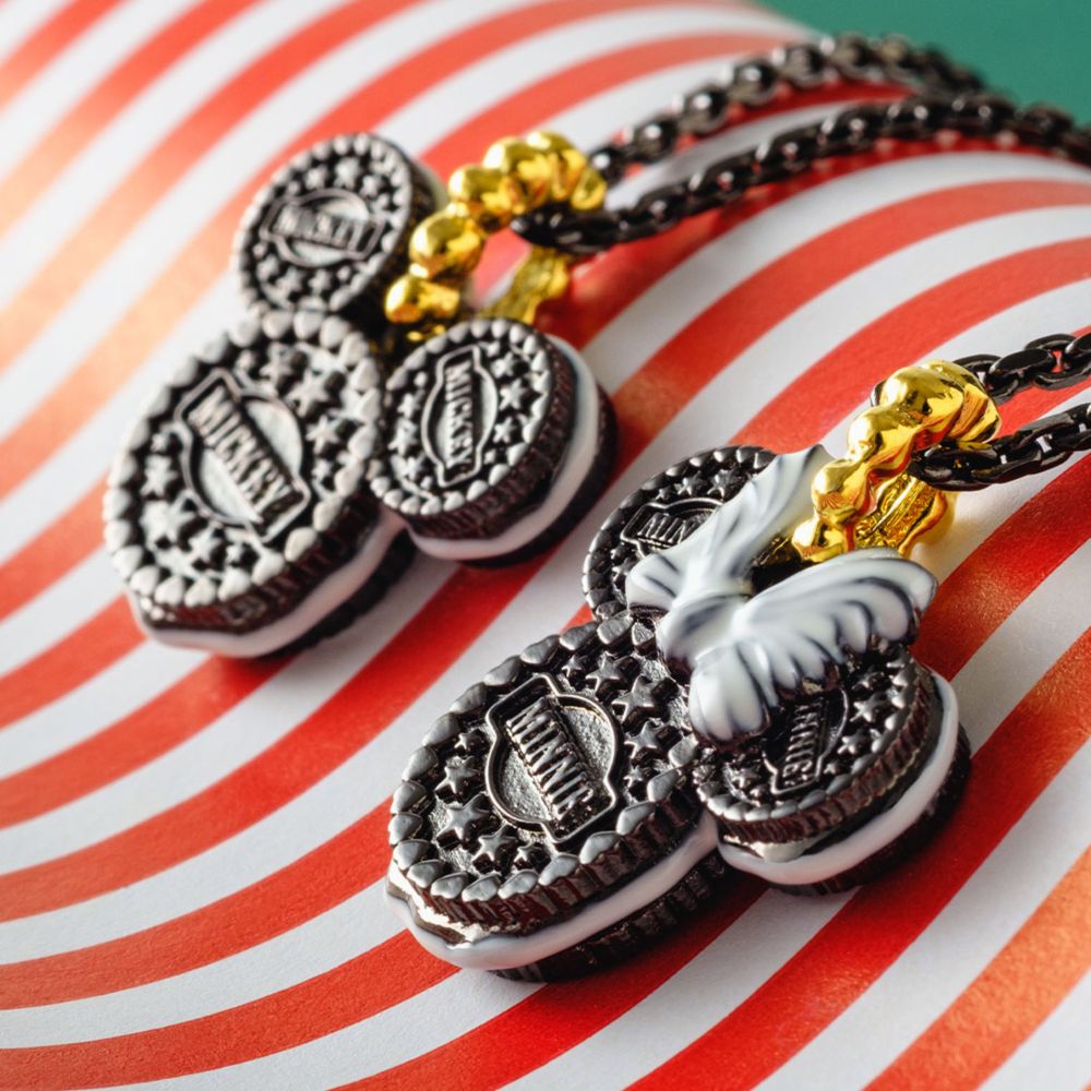 【キューポット】ミニーマウス/ネックレス　ココア クッキー