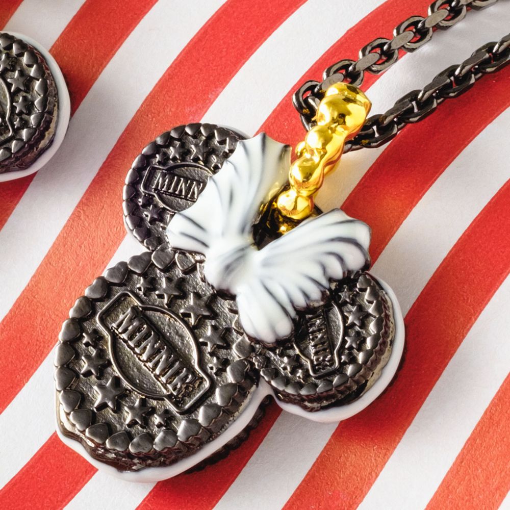 【キューポット】ミニーマウス/ネックレス　ココア クッキー