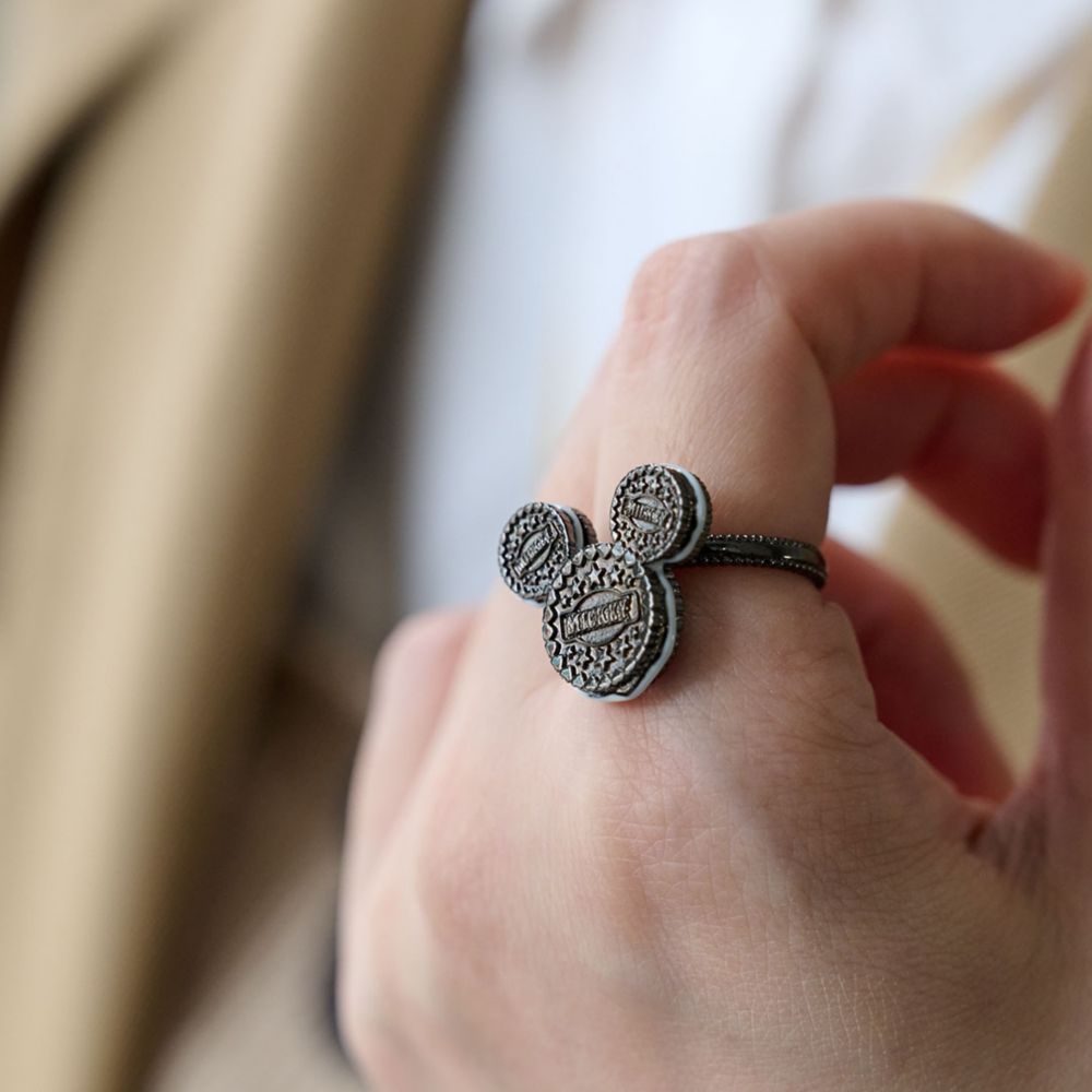 【キューポット】ミッキーマウス/リング　11号　ココア クッキー