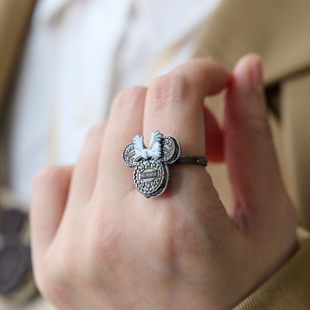 【キューポット】ミニーマウス/リング　11号　ココア クッキー