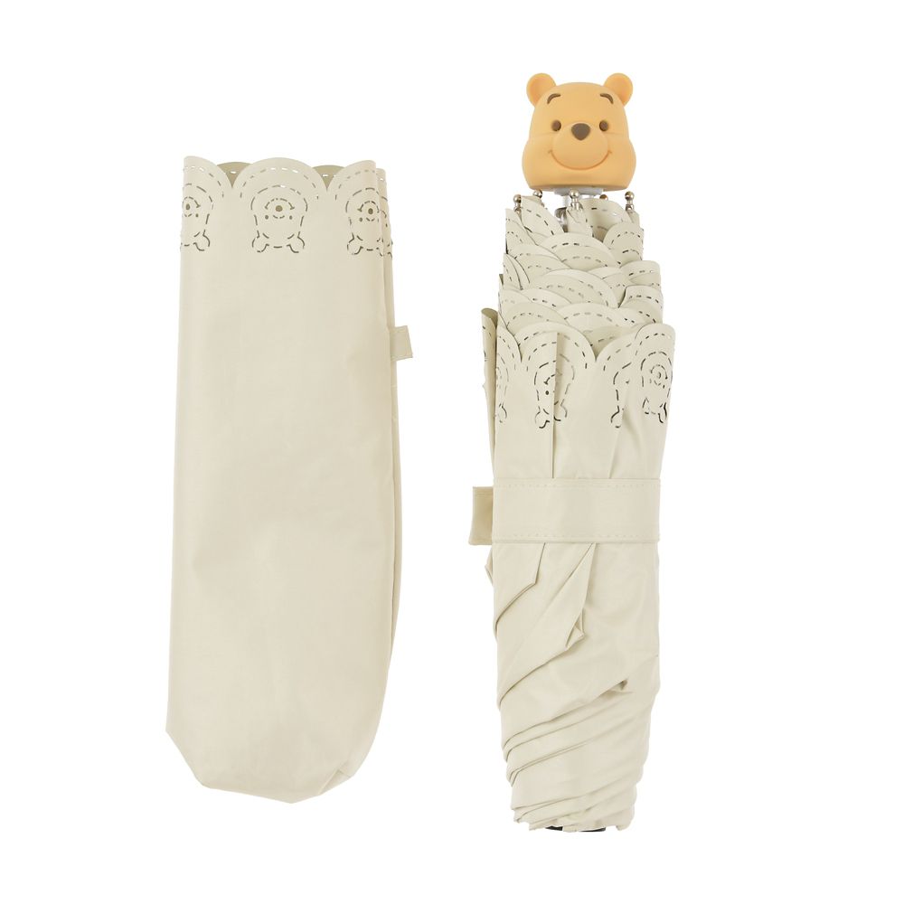 プーさん 折りたたみ傘 晴雨兼用 SHINY DAY