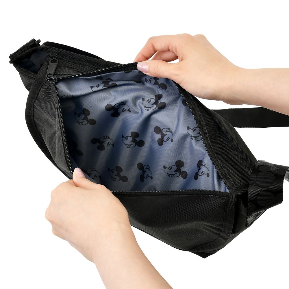 【再入荷】ミッキー メッセンジャーバッグ フェイス 刺しゅう Casual Bag