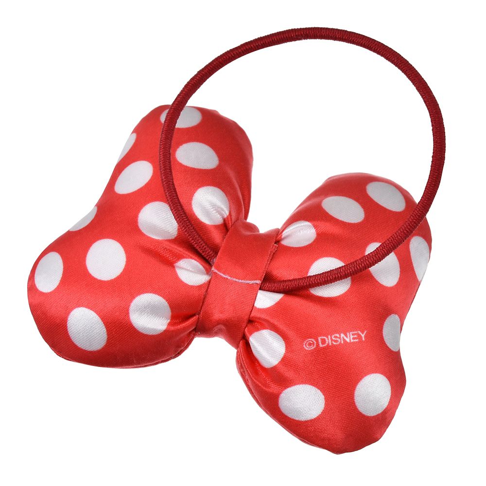 【再入荷】【キッズ用】ミニー ヘアポニー リボン フェイスプリント