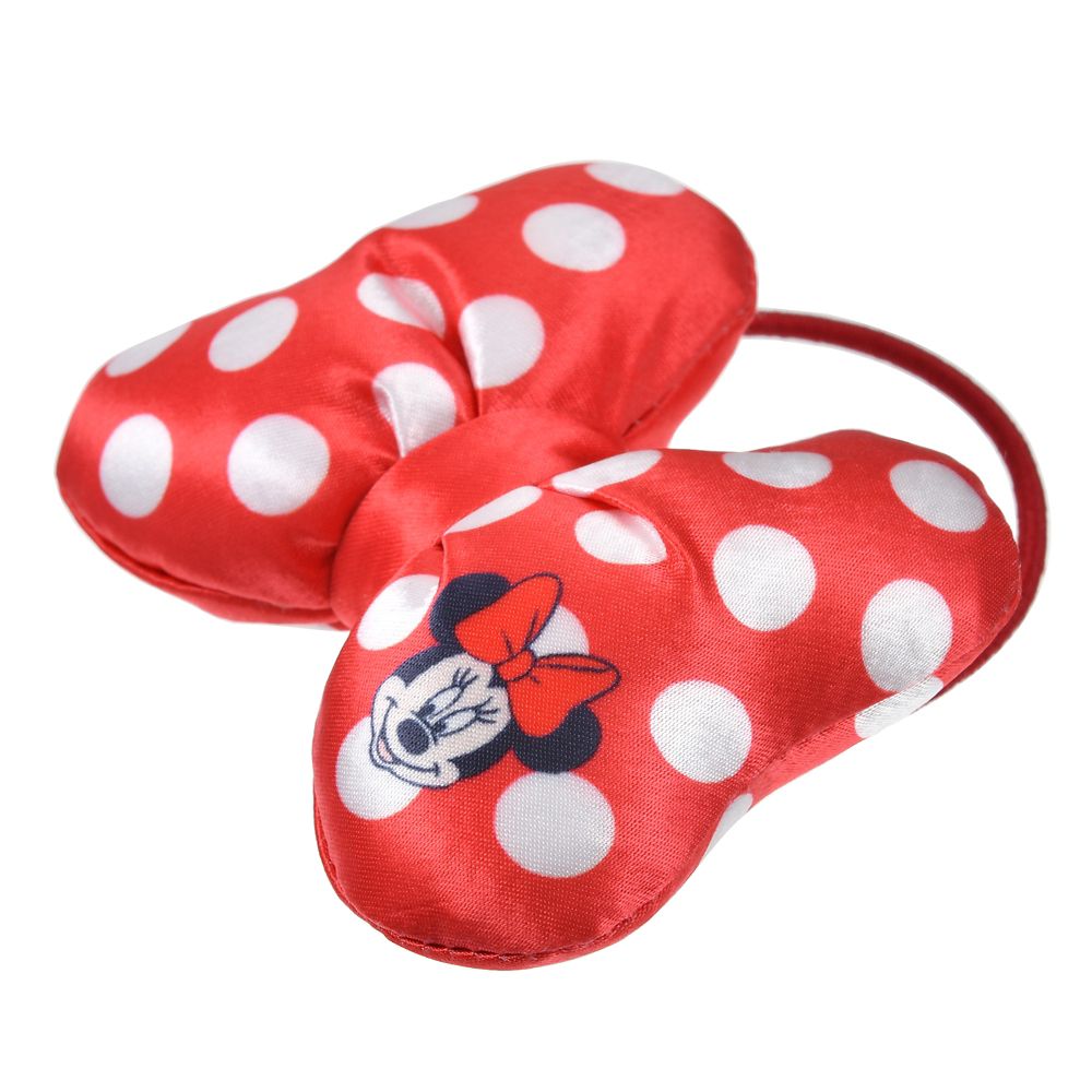 【再入荷】【キッズ用】ミニー ヘアポニー リボン フェイスプリント