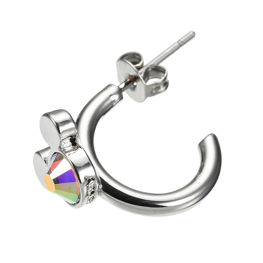 【再入荷】ミッキー ピアス(片耳用) オーロラストーン アイコン