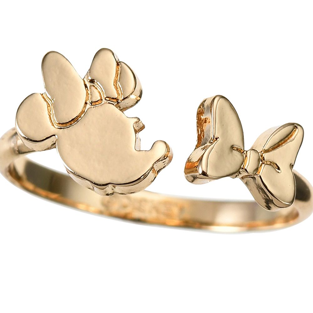 【再入荷】ミニー 指輪・リング フェイス＆リボン フォークリング